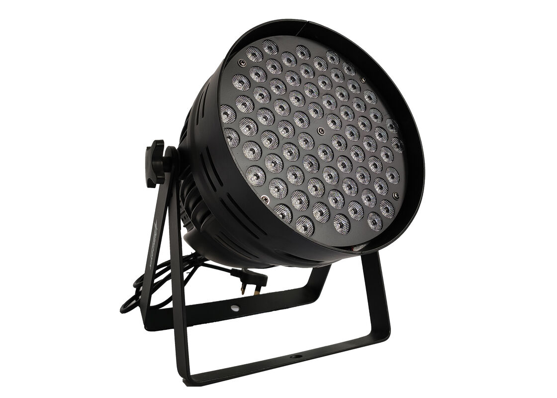 متعدد الألوان للماء LED الاسمية ضوء 72x3w RGBWA LED الاسمية 64 أضواء المسرح
