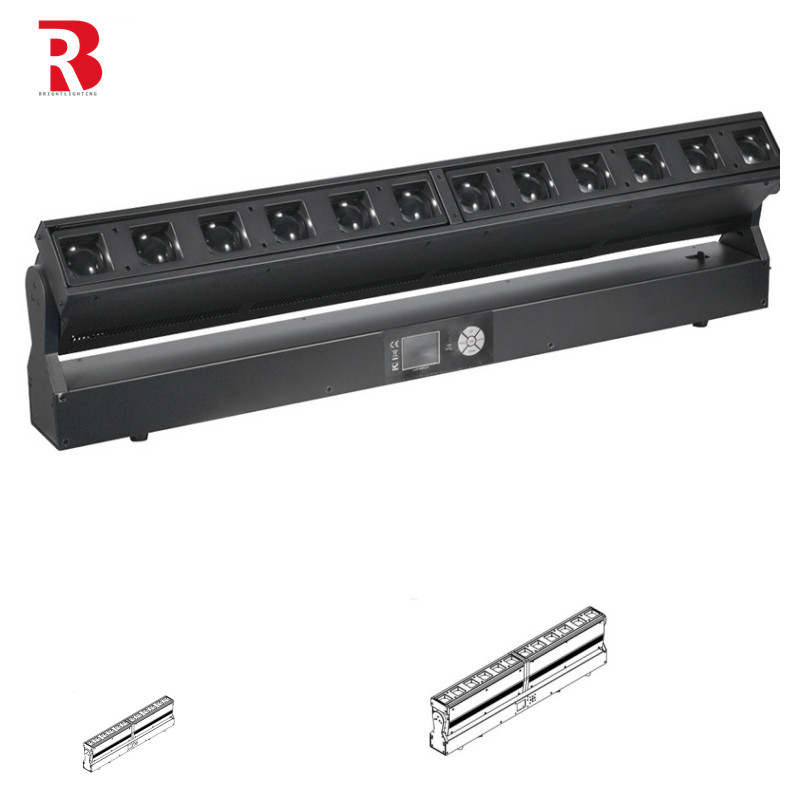 12pcs 40W RGBW 4 في 1 LED متحرك ضوء الرأس بقعة الضوء للملاهي الليلية
