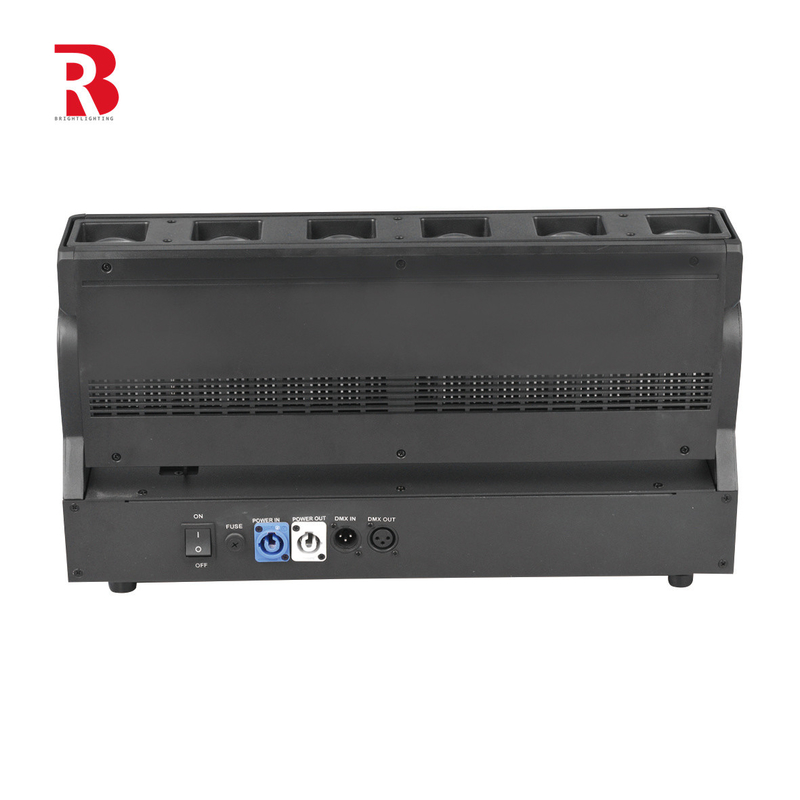 DMX512 6 * 40W RGBW شريط غسل الشعاع يتنقل رأس مصنع الضوء المسرحي