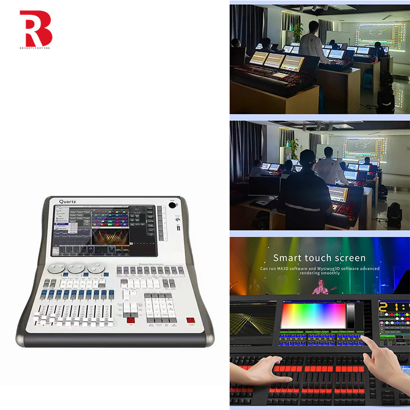 منصة عالية الأداء DMX512 مراقب الإضاءة QUARTZ للمسرح