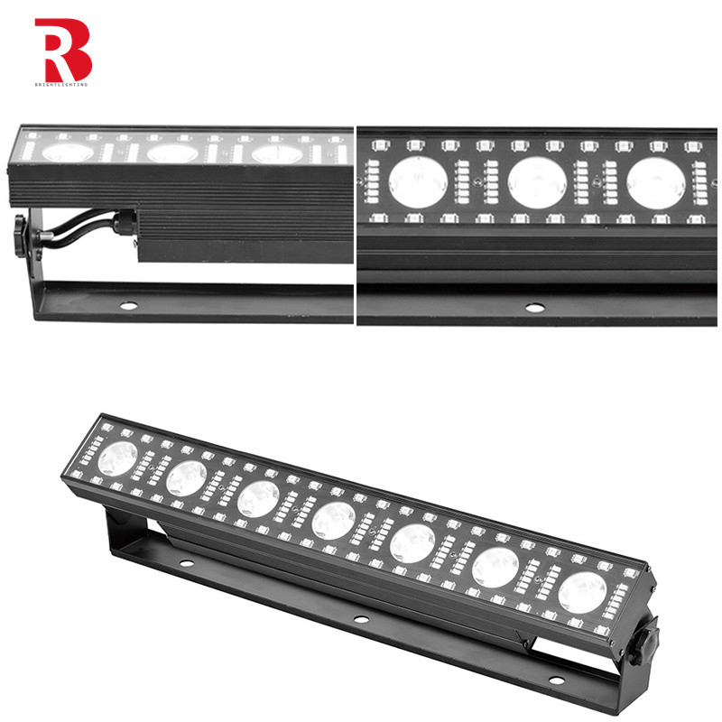 داخلي 7 × 3W أبيض + 63 Strobes أبيض + 48 SMD 3 في 1 مصفوفة مدينة مدرسة مدارة