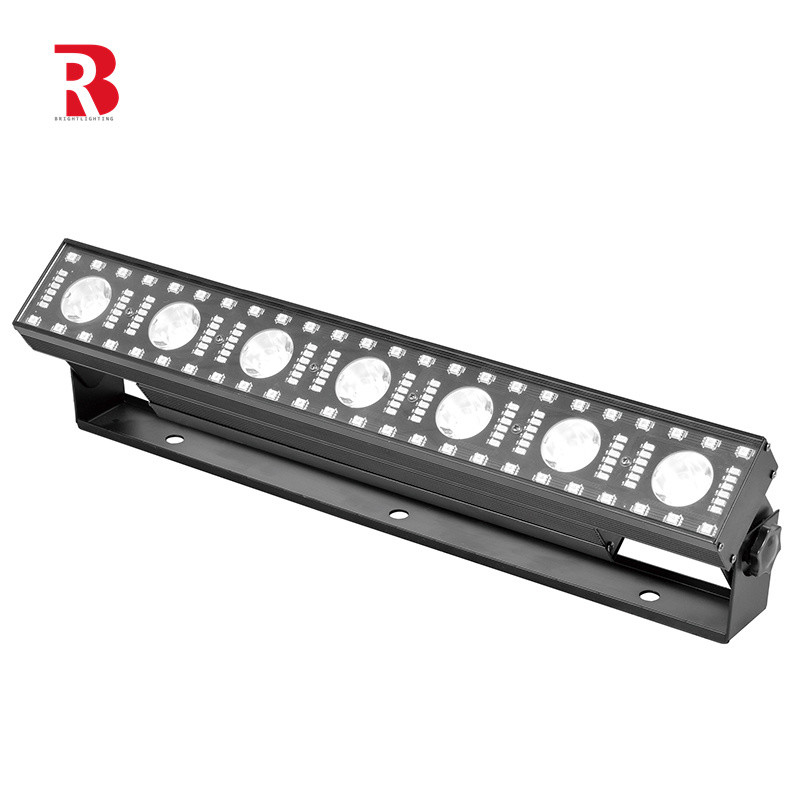 داخلي 7 × 3W أبيض + 63 Strobes أبيض + 48 SMD 3 في 1 مصفوفة مدينة مدرسة مدارة