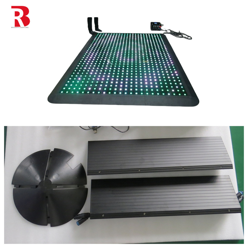 أرضية الرقص اللاسلكية LED تثبيت مريحة للمرحلة المهنية