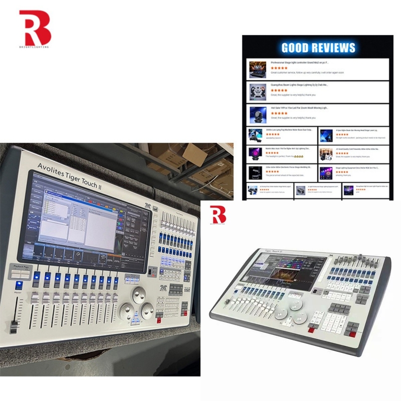 نظام تحكم DMX للمسرح تحكم Tiger Touch II لحفلات الزفاف