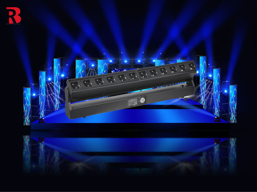 500W 12*40W DMX512 14/20/57CH مصباح رأس متحرك LED للمرحلة المهنية
