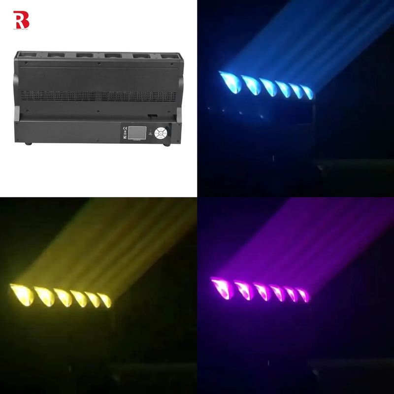 DMX المهنية LED بيكسل زوم بار 6pcs 40W RGBW 4 في 1