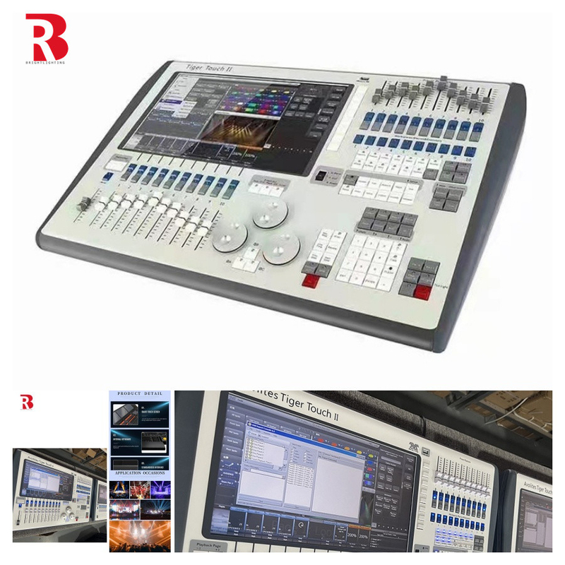 جهاز تحكم الإضاءة على المسرح DMX Tiger Touch 2 وحدة تحكم الضوء المتحرك