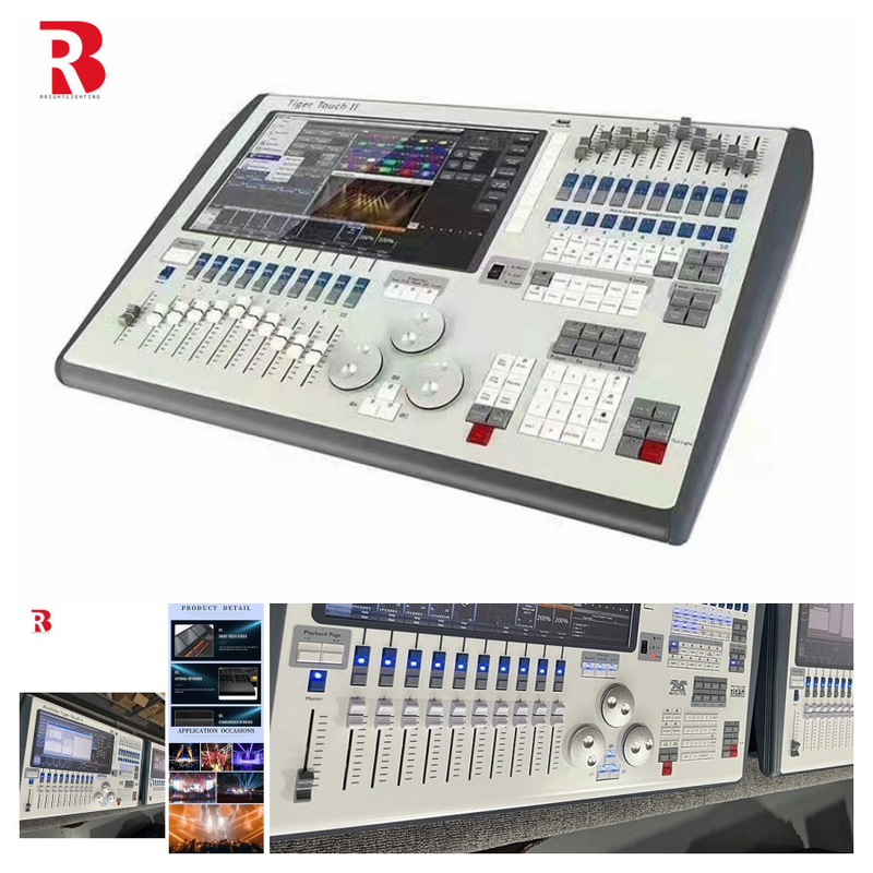 جهاز تحكم الإضاءة على المسرح DMX Tiger Touch 2 وحدة تحكم الضوء المتحرك