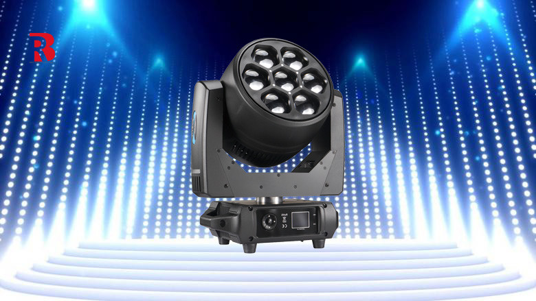 LED 240V 7*40W 51CH عين النحل مصباح رأس متحرك للمسرح المهني