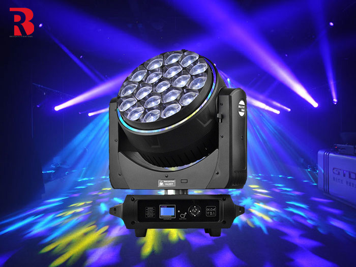 19*40W 4in1 غسل شعاعي متحرك رأس مرحلة زوم مصنع الضوء