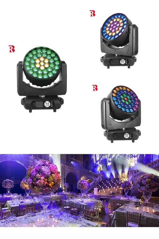 LED RGBW Beam Bar متحرك Head Stage Light لـ DJ Nightclub نادي ديسكو