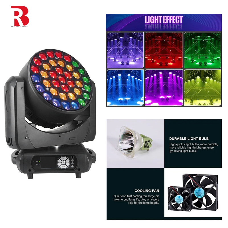 37*15W 48CH DMX512 RGBW LED Moving Head Beeye Light للمسرح لحفلة ديسكو