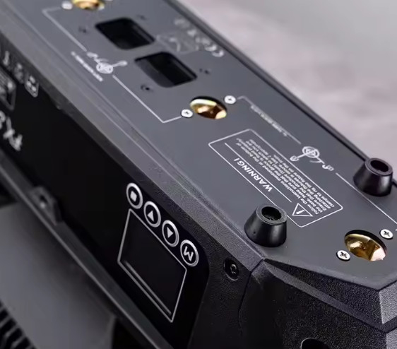 1000W LED Strobe Light RGB 3 في 1 DMX512 LCD أسود لعرض الحفلات