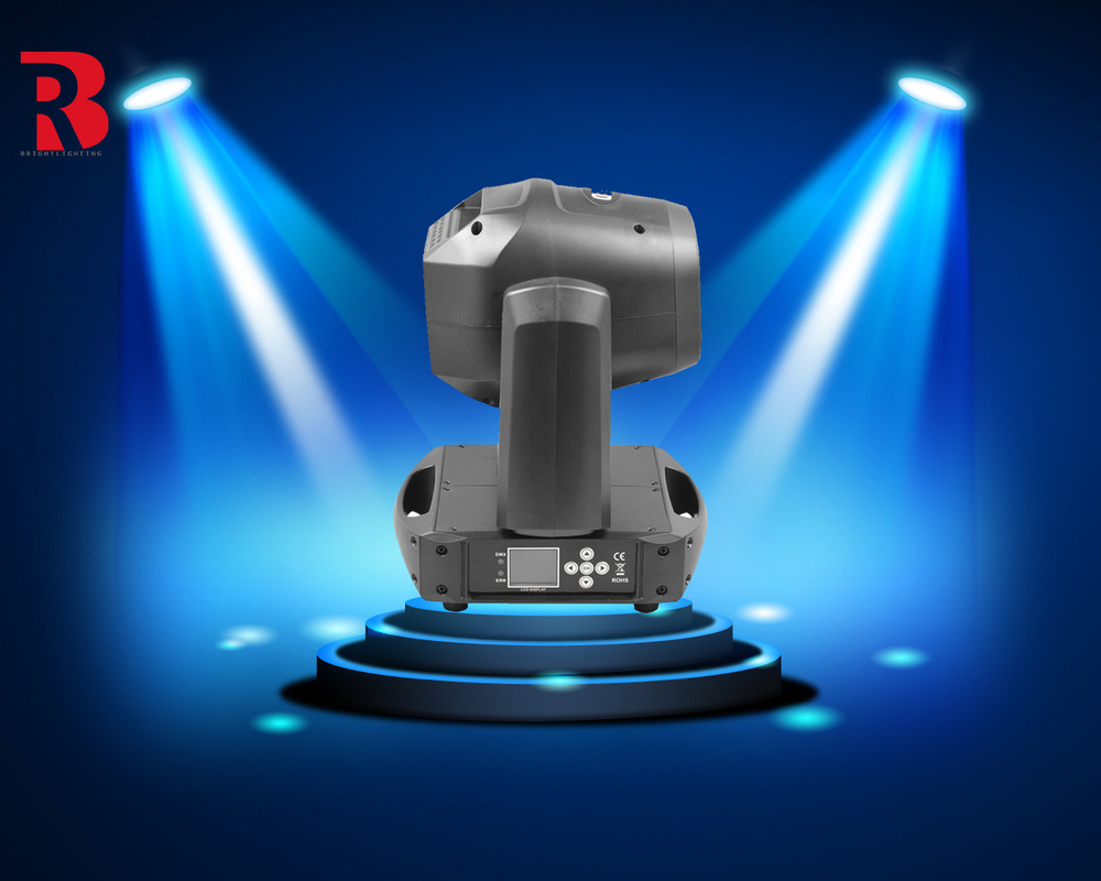 150 واط LED متحرك رأس المسرح الضوء الأبيض LED DMX الدوران عالي الأداء 5 وجهات بريزم أوتو لحفلات الزفاف بار