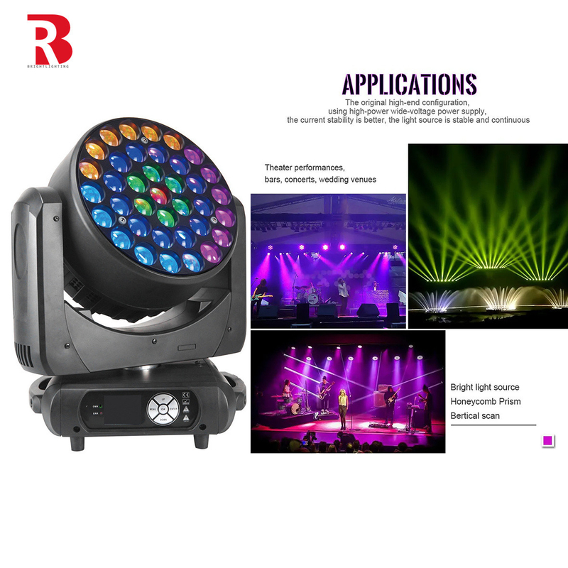 مصابيح المسرح LED Wash Beeye Moving Head RGBW للمسرح