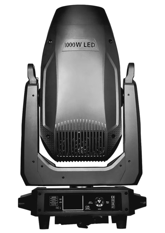 مصباح رأس متحرك ذو ملف تعريف BSWF صغير 1000W مع لوحة نمط بان 540 درجة و IP20