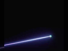 ضوء رأس متحرك ليزر 10W مع حلقة 3D