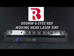 أشعة تحرك رأس الضوء 3 في 1 ليزر ضوء حبة عرض التدرج اللون