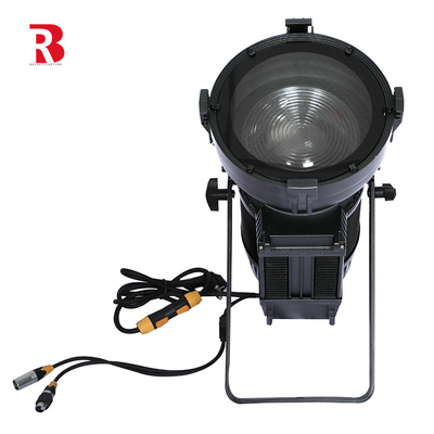 3000K-6000K RDM / DMX RGBAL LED Fresnel Light مع ضوء الاستوديو بالزيوم التلقائي