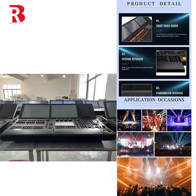 MA حجمين ضوء المسرح DMX512 نظام التحكم شاشة لمس إلكترونية