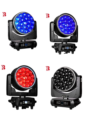 12pcs خارجي 40w 4in1 DMX غسل زوم LED Beeye مرحلة الضوء للمسرح الحدث
