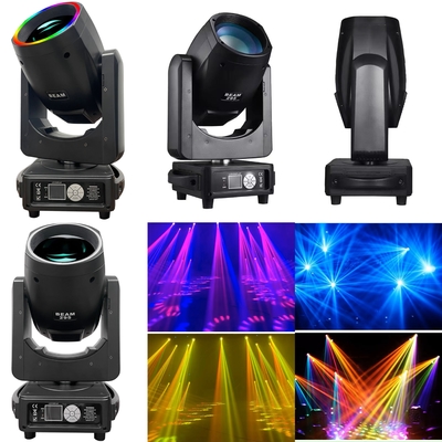 إضاءة الأداء LED DMX512 295W شعاع متحرك رأس مرحلة الضوء للحفلات الموسيقية