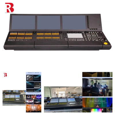 Pro Stage RDM DMX512 وحدة التحكم الحركية Head Light وحدة تحكم نظام لينكس ثلاث شاشات