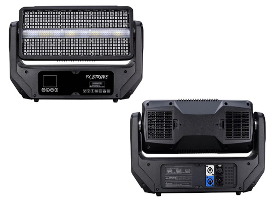 1000W LED Strobe Light RGB 3 في 1 DMX512 LCD أسود لعرض الحفلات