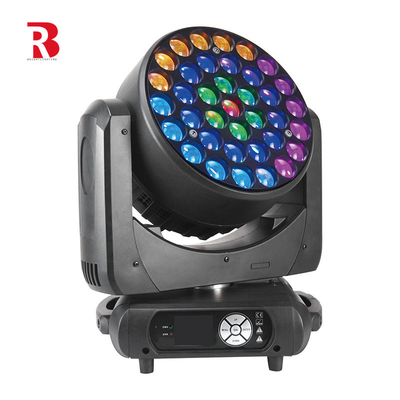 37 * 15w LED متحرك رأس مرحلة الضوء 0-100٪ خيطية ضبابية